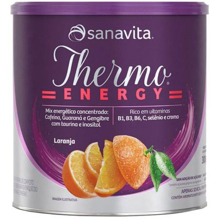 Imagem de Kit 3 Thermo Energy Termogênico Sanavita 300g Laranja