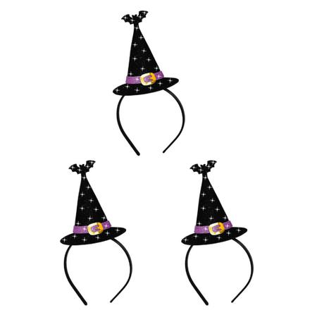 Aplique Glitter Halloween Chapéu Bruxa Piffer 4,5x5cm 1und