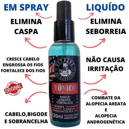 Imagem de Kit 3 Tônicos Liquido Em Spray Nasce Cresce E Trata Alopecia