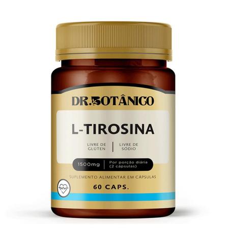 Imagem de Kit 3 Un - L Tirosina 1500Mg 60 Capsulas Dr Botanico