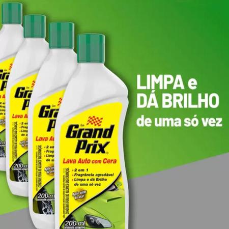 Imagem de Kit/3 un Lava auto c/ cera automotiva 200ml - Grand Prix