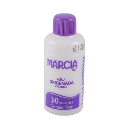 Imagem de Kit 3 Und Água Oxigenada Marcia Creme 30 Volumes 24 Und 70ml