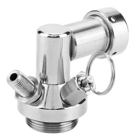 Imagem de Kit 3 Válvula Keg Suporte Com Torneira Italiana+Mini Reg c02