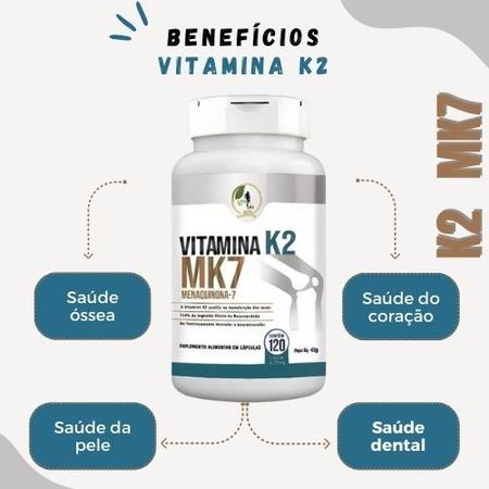 Imagem de Kit/ 3 Vitamina K2 MK7 Menaquinona-7 350mg 360 Cáps Fits Life