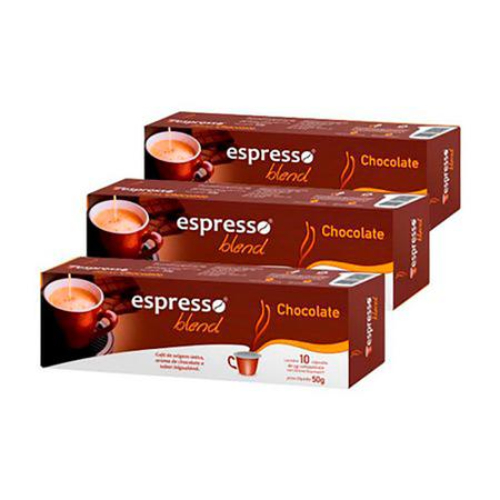 Café Fácil - Cápsulas de Café Espresso Blend Chocolate - Compatíveis com  Nespresso® - 10 un.