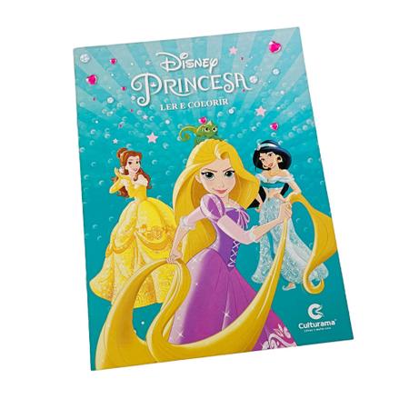 PRINCESAS - LER, COLORIR E BRINCAR