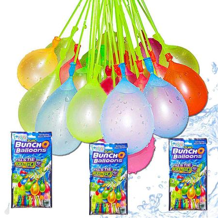 Imagem de Kit 333 splash ball bexiga com enchedor água -