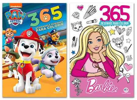 Livro 365 Desenhos para Colorir Barbie