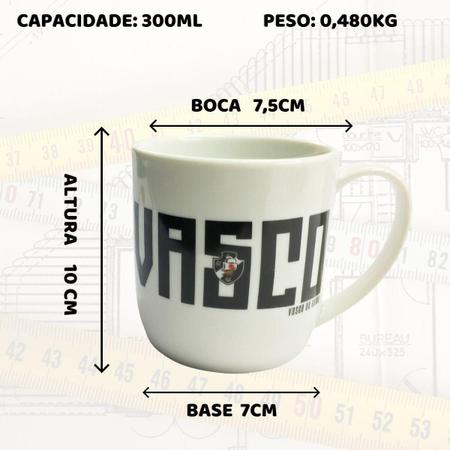 Imagem de Kit 3Un Caneca Xícara Porcelana Reforçada 300Ml Café Chá