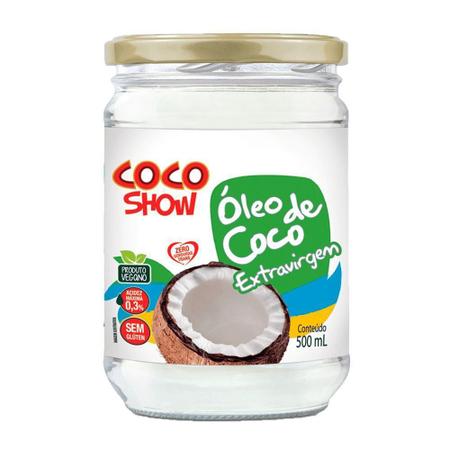Imagem de Kit 3uni Óleo de Coco Extravirgem Coco Show 500ml - Copra