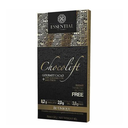 Kit 3X: Chocolift Be Unique Whey Essential Nutrition 40G Imagem de Kit 3X: Chocolift Be Unique Whey Essential Nutrition 40G