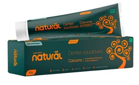 Imagem de Kit 3X: Creme Dental Cúrcuma Natural 80G