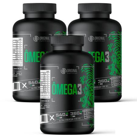 Imagem de Kit 3x Ômega 3 120 Cáps - Original Nutrition