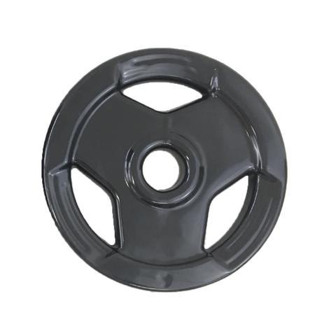 Imagem de Kit 4 Anilhas Sport 1 Kg Emborrachada Furo Standad Preto