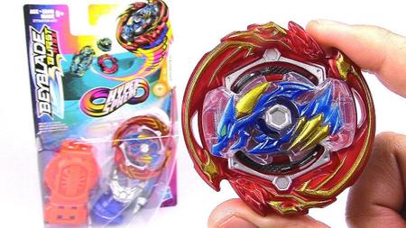 Kit 3 Beyblade Burst Slingshock Elemento X Hasbro + Lançador C/ Suporte  Grip - Tornado Gyro - Pião de Batalha - Magazine Luiza