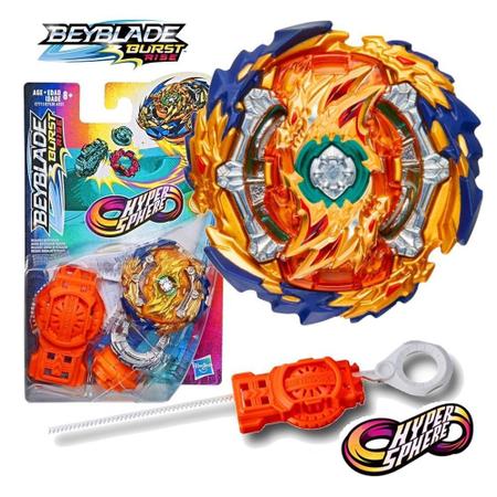 Kit 3 Beyblade Burst Slingshock Elemento X Hasbro + Lançador C/ Suporte  Grip - Tornado Gyro - Pião de Batalha - Magazine Luiza