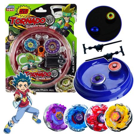 Beyblade 4 In 2 Com Luz + 4 Beyblade + 2 Lançadores Arena em Promoção na  Americanas