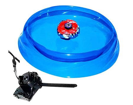 Kit 2 Pião Beyblade Metal Tornado Com Arena 2 Lançador