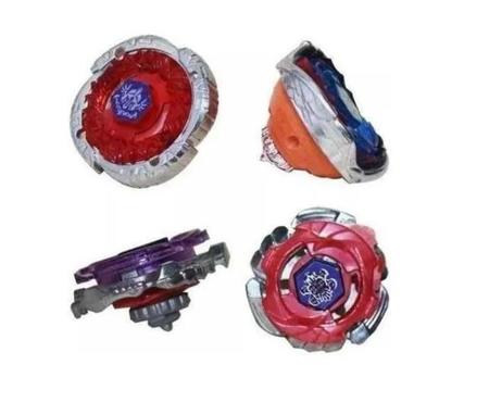 Kit Beyblade Metal 5D Brinquedo 4 Peões Led Toys - Speed Top - Pião de  Batalha e Acessórios - Magazine Luiza