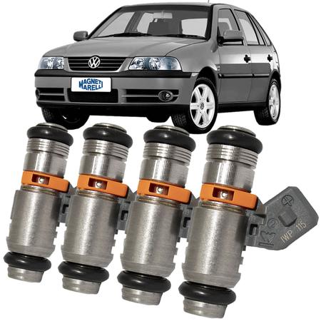 Imagem de Kit 4 Bico Injetor Gol G3 1.6 8v Flex Original Marelli