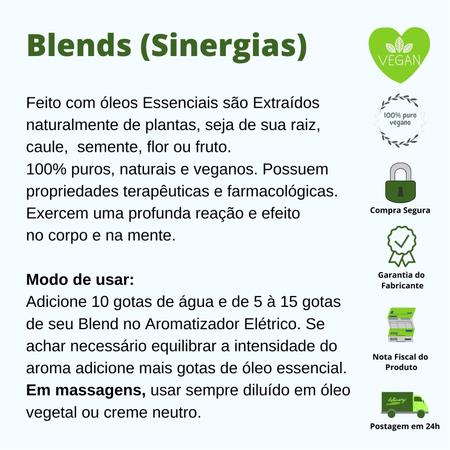 Imagem de kit 4 Blend de Óleos Essenciais Via Aroma - Sinergias