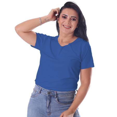 Blusa Gola Redonda Marinho Feminina - Compre agora