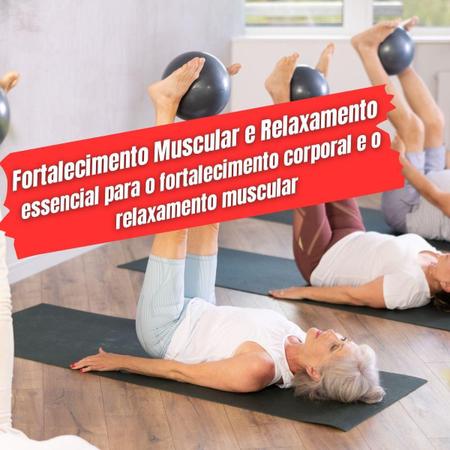 Imagem de Kit 4 Bola Inflável 25Cm Overball Pilates Yoga Fisioterapia