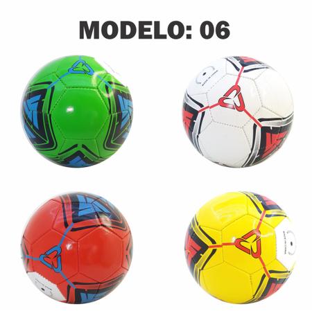 Imagem de Kit 4 Bolas Futebol Society Sintético Costurada N05