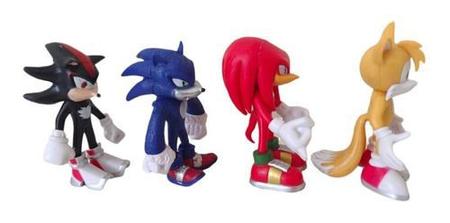 4 Bonecos do Sonic Generations - Coleção Sonic do Jogo - Sega - Toy  Brinquedos 