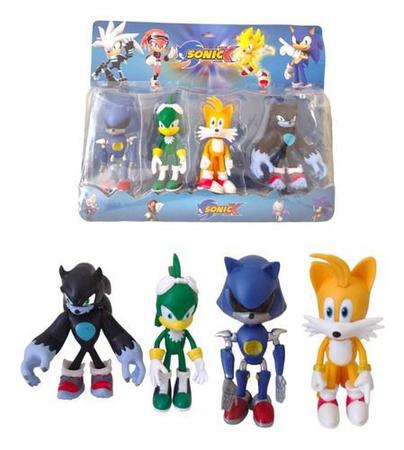 Kit Bonecos Sonic Boom Personagens Coleção Brinquedo Filme