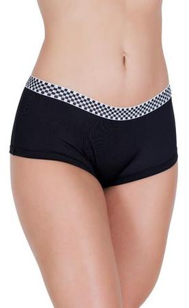 Imagem de Kit 4 Box Feminino Cueca Caleçon Microfibra Calcinha Conforto Shortinho Calesson Tanga Lingerie Não marca Roupa Anagua