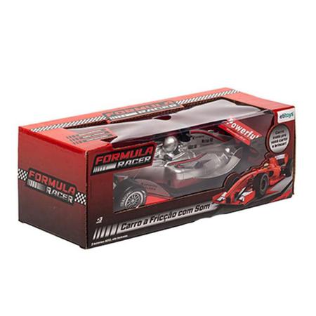 Kit 4 Carrinho Corrida Fórmula 1 Plástico Brinquedo Super F1