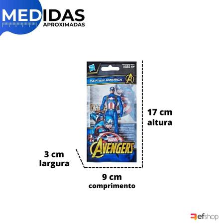 Imagem de Kit 4 Brinquedo Mini Boneco Avengers Vingadores Marvel Articulado 10 cm