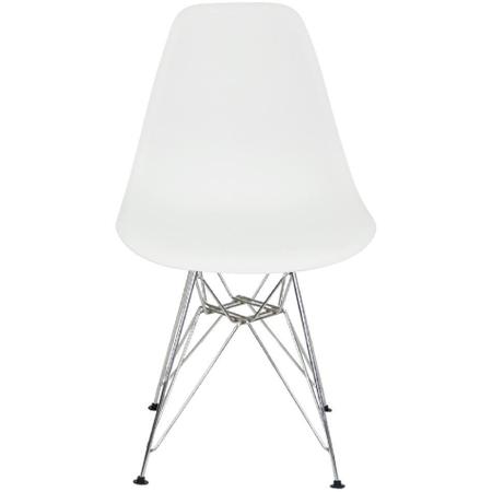 Imagem de Kit 4 Cadeiras Charles Eames Eiffel Base Metal Cromado