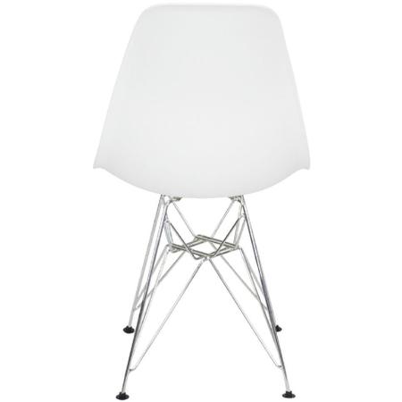 Imagem de Kit 4 Cadeiras Charles Eames Eiffel Base Metal Cromado