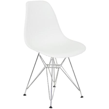 Imagem de Kit 4 Cadeiras Charles Eames Eiffel Base Metal Cromado
