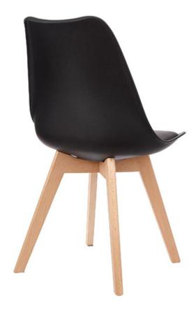 Imagem de Kit 4 Cadeiras Eames Tulipa Preta