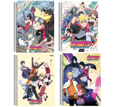 CADERNO UNIV. 1 MATÉRIA NARUTO BORUTO SD - GRACIOSA PRESENTES LTDA EP