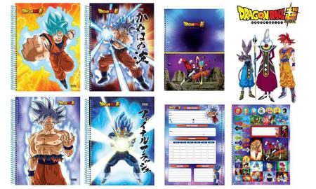 Caderno Espiral 1 Matéria Goku Super Saiyajin Dragon Ball - São Domingos -  Caderno - Magazine Luiza