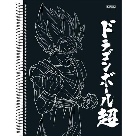 Kit 5 Cadernos Dragon Ball Super Brochurão Dbz 96 Folhas em