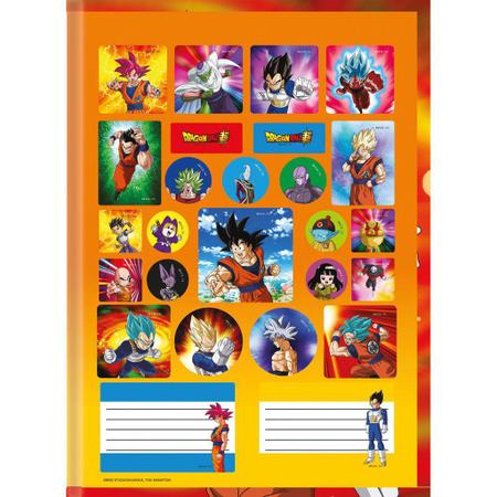 Caderno Dragon Ball Super de Desenho e Cartografia 96 Folhas em