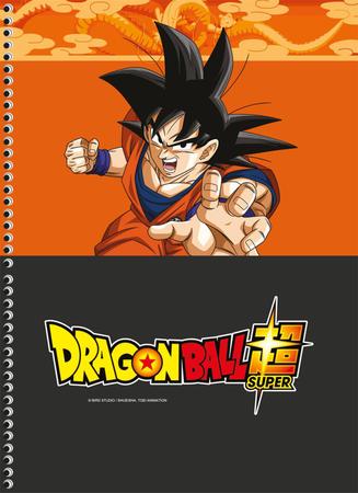 Caderno de Cartografia e Desenho Dragon Ball Super - Goku Black vs Beerus -  São Domingos - Caderno de Cartografia - Magazine Luiza