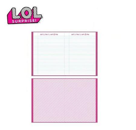 Caderno Lol Surprise 96 folhas 01 materia Foroni - C&M Papelaria