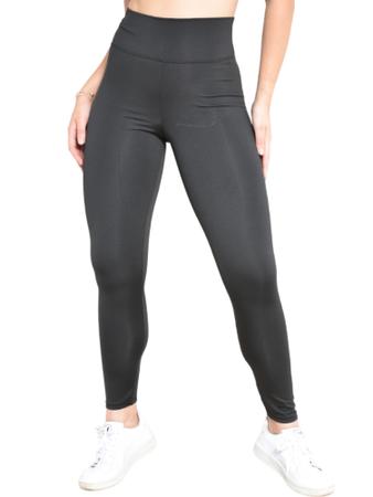 Calça Legging Leg Branca Lisa Grossa Fitness Academia Feminina Caminhada  Nao Transparente