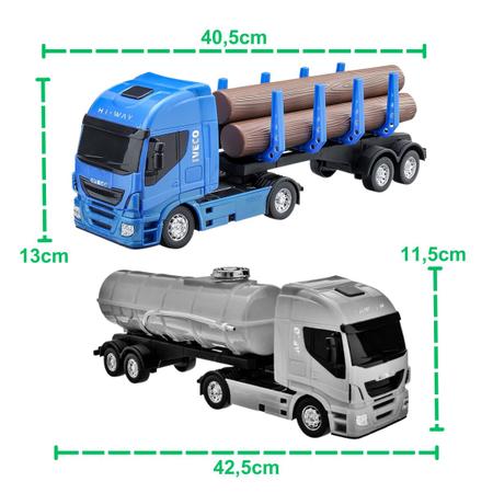 Caminhão Iveco Tector Dropside Usual Brinquedos - Cores Sortidas