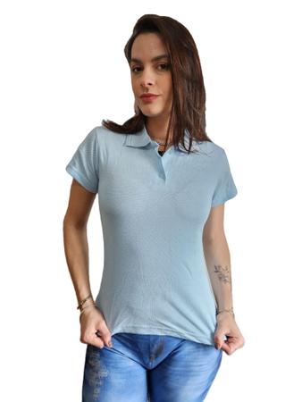 Imagem de Kit 4 Camisa Polo Piquet Camiseta Feminina Uniforme