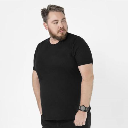 Imagem de Kit 4 Camisetas Masculina Plus Size Básica Premium Sortida