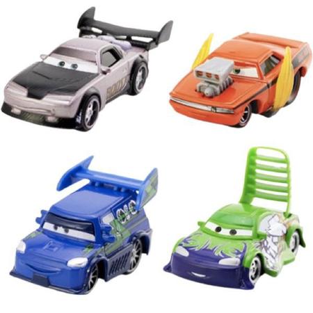 Disney Carros - Pack 05 Miniaturas - Mcqueen Original Mattel