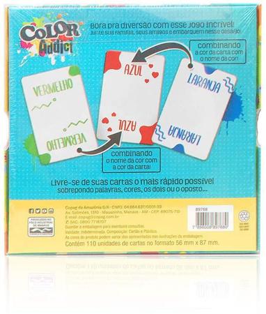 BRINQUEDO JOGO DE CARTAS LULUCA COLOR ADDICT - COPAG 89769