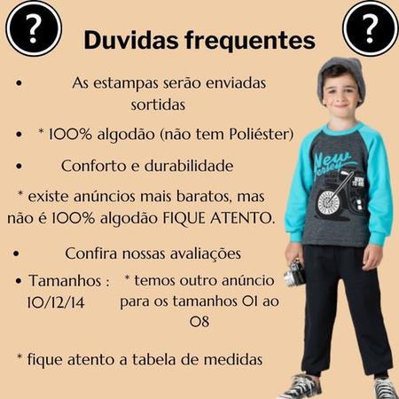 Kit 4 Conjunto Moletom Juvenil Masculino Feminino De Frio - KAMYLUS Imagem de Kit 4 Conjunto Moletom Juvenil Masculino Feminino De Frio